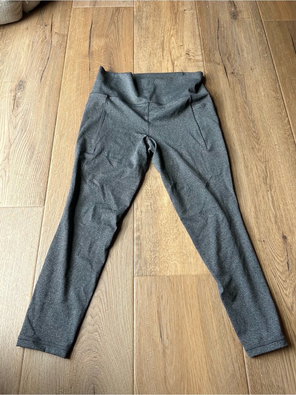 Athleta Dark Gray High-Waist Performance Leggings